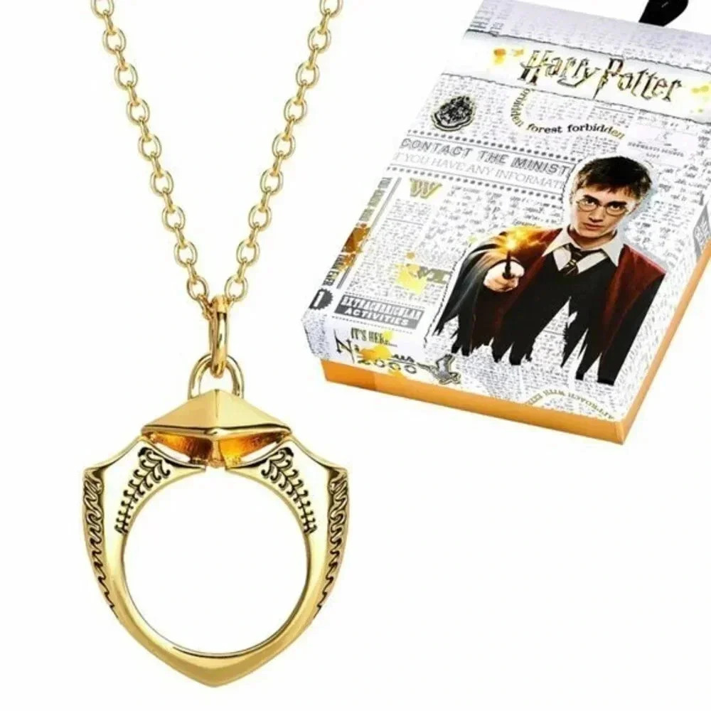 Harry Potter Horcrux‎ Gold Flash Plated Necklace New In Box - Picture 5 of 5